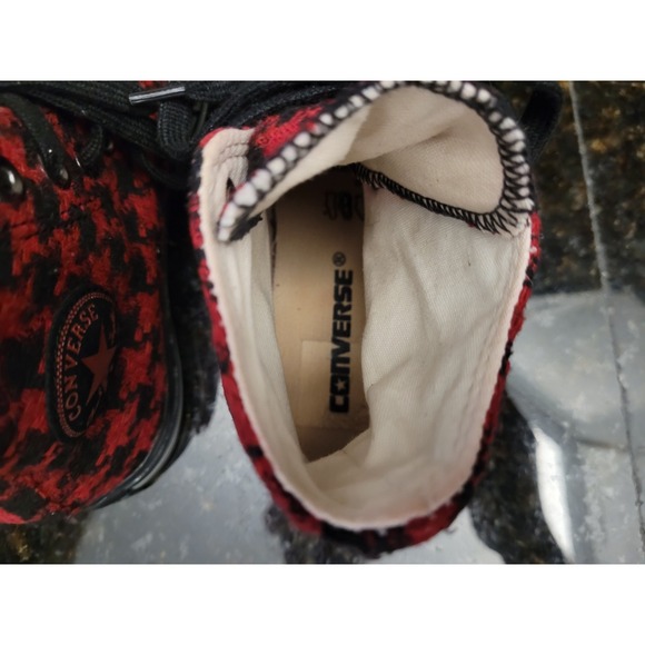 Converse Chuck Taylor All Star Shoes Red/Black Men's Size 4, Womens Size 5.5 - Picture 8 of 10